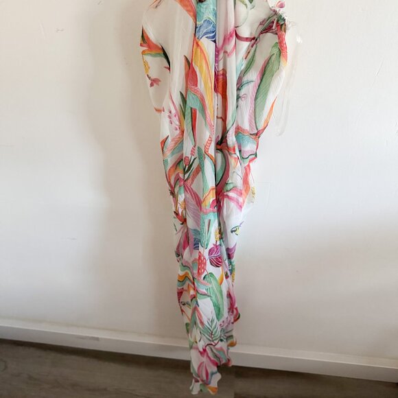 NWT Rococo Sand Multi Tropical Rio Braided Maxi Dress XS - Picture 4 of 7